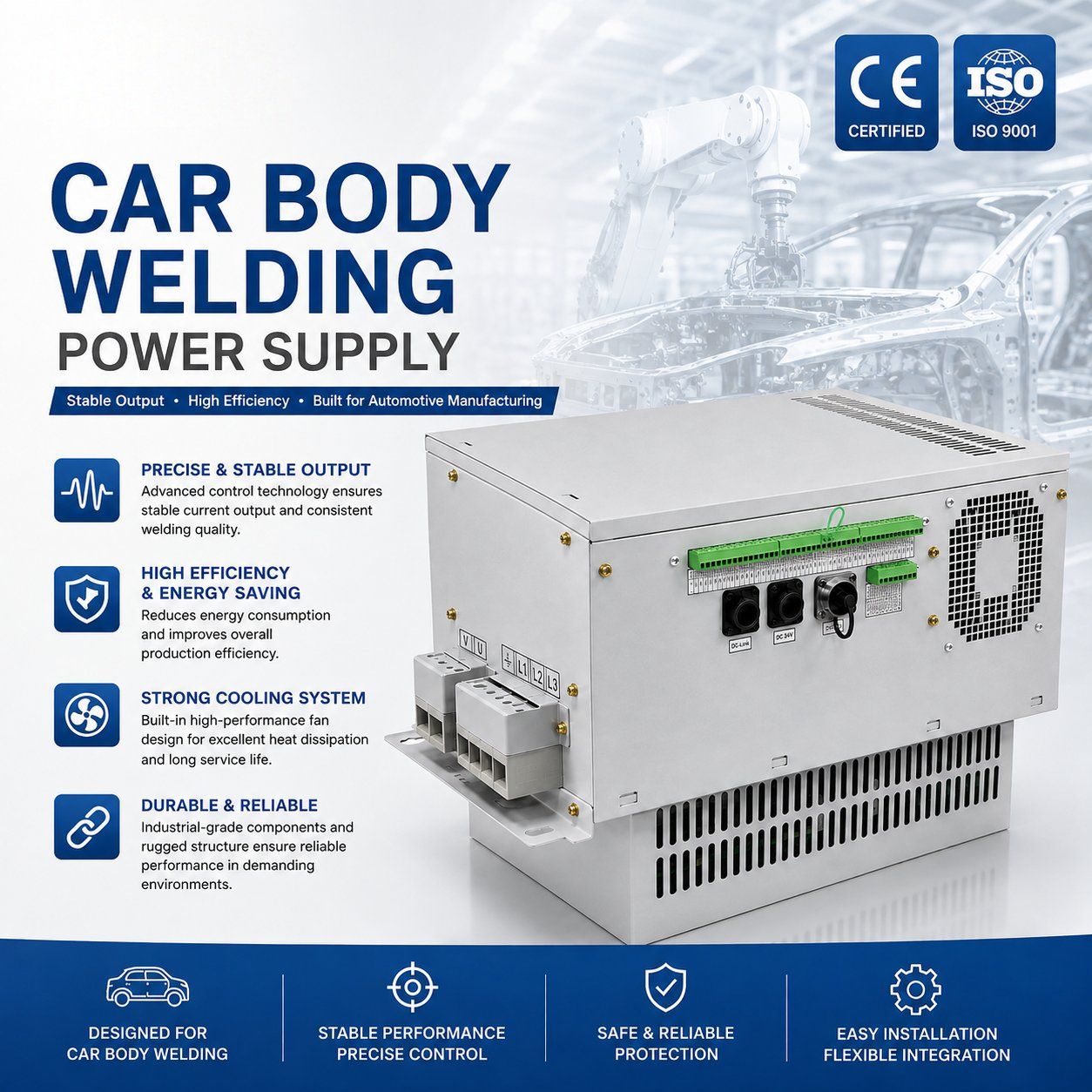 IDP-1620D / IDP-1620P – High-Performance Welding Controller for Automotive & New Energy Applications